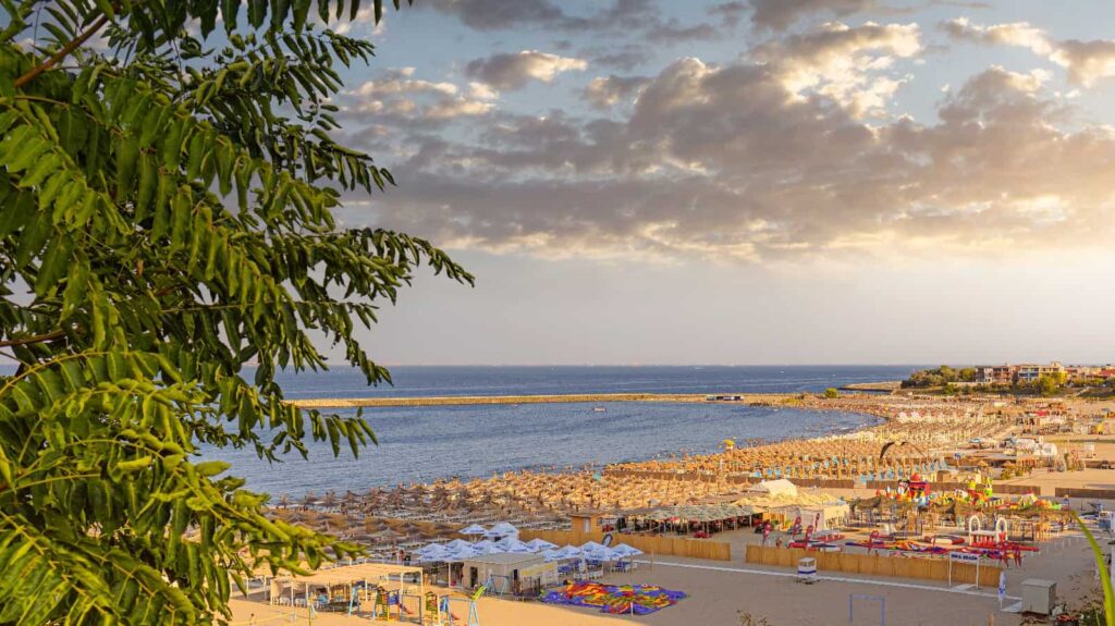 Plaja din stațiunea Mamaia 