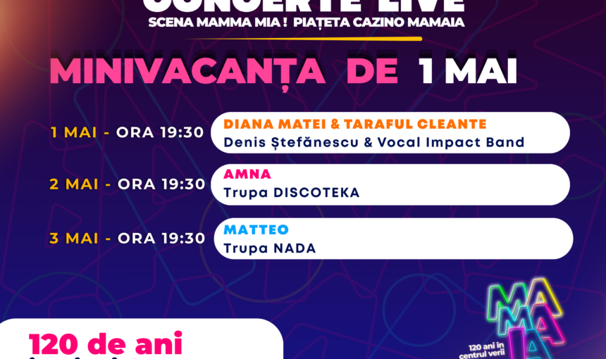 Valuri de distracție la Mamaia în Minivacanța de 1 Mai 2026